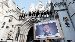 Tommy Robinson freed after court agrees contempt hearing was flawed