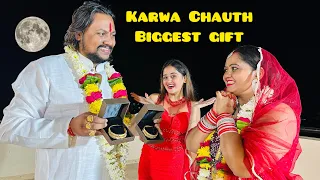 😱Life's most Expensive Gift for Mummy on Karwa Chauth Celebration Best Surprise Gift Bindass Kavya