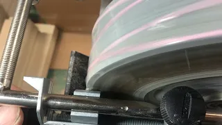 Truing the side of a Tormek Stone