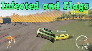 Forza horizon 3 - Infected and Flags Gamemode (Funny Moments)