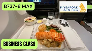 Flying Singapore Airlines B737-8 Max on Business Class From Singapore to Kathmandu