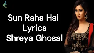 Sun Raha Hai (Lyrics) | Female Version | Shreya Ghoshal