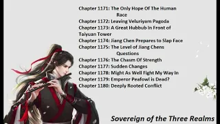 Chapters 1171-1180 Sovereign of the Three Realms Audiobook