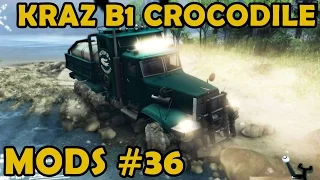 Spin Tires|Mod Review #36 - KRAZ 255 B1 Crocodile