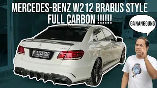 Mercedes-Benz W212 Brabus Style !!!! FULL CARBON !!