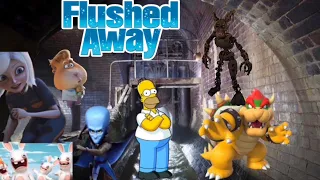 “Flushed away” (Rodney copperbottom style) cast video