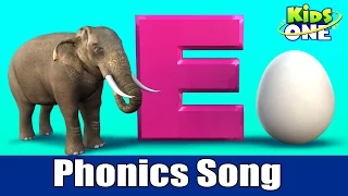 "PHONICS" Song with Two Words | A For Apple | ABC Alphabet Songs with Sounds for KIDS | kids one
