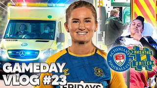 NIGHTMARE GAME - AMBULANCE NEEDED! | Hashtag United vs Actonians | Women's Football Gameday VLOG #23