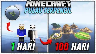 100 Hari Di Minecraft Tapi Pulau Terpencil Only