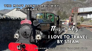 THIS trip is in the top 10 of beautiful railway journeys in Europe. Blaenau Ffestiniog - Porthmadog.