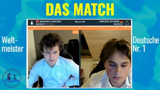 Viel fehlt nicht mehr: Magnus Carlsen vs. Vincent Keymer, das Halbfinale in der Rückschau