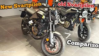 Hasqvarna Svartpilen 401 Comparison Old Model 2024