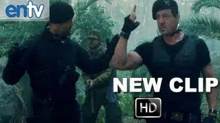 The Expendables 2 "Loaded" Clip [HD]: Liam Hemsworth Saves Sylvester Stallone & Jason Statham