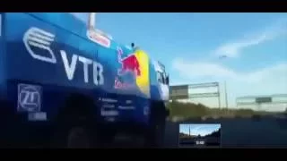 DAKAR KAMAZ делает Хонду Аккорд на трассе!!! ))) 160 км и выше )))