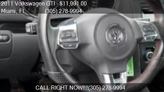 2011 Volkswagen GTI Autobahn for sale in Miami, FL 33157 at