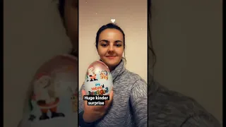 Huge kinder surprise Christmas 🎄