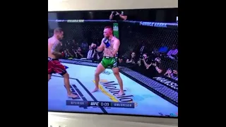 The Exact Moment Conor McGregor Injured Himself. SLOW MOTION!