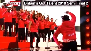 B-Positive Choir sings This Is Me Britain's Got Talent 2018 Semi Final Group 2 BGT S12E09