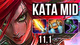 KATARINA vs ANIVIA (MID) | Rank 3 Kata, Quadra, 6 solo kills, 17/3/5, Legendary | KR Master | v11.1