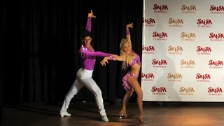 Argentina Salsa Open 2013 ~ Show de la Elimin. Mendoza ~ Karen Forcano & Ricardo Vega (salsa)