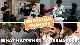 You Will Stop Mocking Islam After Watching This..! "EMOTIONAL SHAHADA OF TEENAGERS"