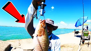 Catching Texas Mangrove  Snapper at the Surfside Jetty| CATCH AND COOK