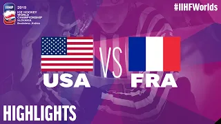 USA vs. France | Highlights | 2019 IIHF Ice Hockey World Championship