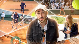 Une journée dans les coulisses de Roland-Garros