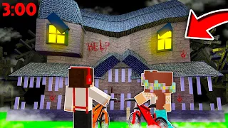 NIE WCHODŹ DO TEGO STRASZNEGO DOMU O 3:00 W MINECRAFT?! GPLAY & LUMI