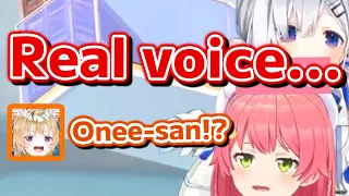 Miko reveals her real voice with no hesitation [Hololive Eng Sub]