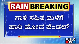 ಬಿರುಗಾಳಿಯ ರಭಸಕ್ಕೆ ಧರೆಗುರುಳಿದ ಮರ | Bengaluru | Public TV