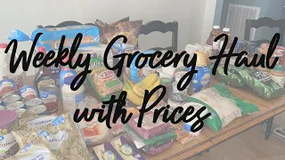 Weekly Grocery Haul With Prices | Walmart & Amish Salvage Store