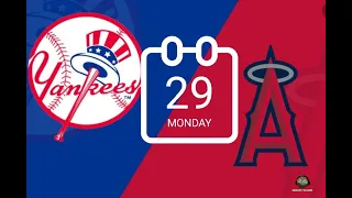 New York Yankees Vs Los Angels of Anaheim Live Tracker & Reactions 8/29/22