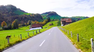 🍁 🍂 Golden Autumn Vibes in Heavenly Switzerland 🇨🇭 Swiss Countryside in Beautiful Colors