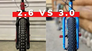 29x2.6" vs 29x3.0" Mountain Bike Tires | Comparing Tire Sizes