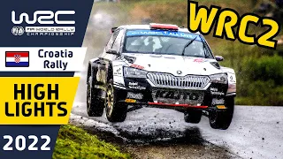 WRC Rally Highlights : Croatia Rally 2022 : WRC2 Day 1