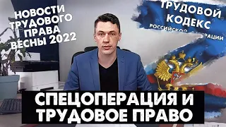 Спецоперация против трудового права: новости весны 2022 г.