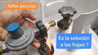 Usar teflón en conexiónes de gas?? Cuál es la solución a las fugas? 🔥🔧⭐