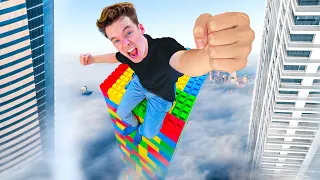 I Broke MrBeast's World Record! (World's Largest Lego Tower)