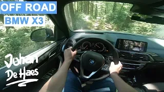 BMW X3 xDrive20d OFF ROAD POV test drive