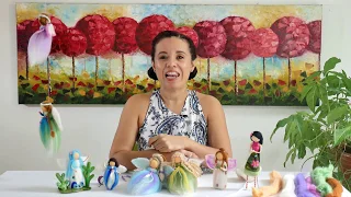 Aprende a hacer Hadas Waldorf en fieltro agujado / Needle felting fairy tutorial