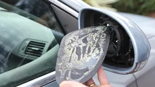 VW Golf/Passat/Touran/Polo Mirror Glass Wobbling/Shaking/Moving Vibration-Fixing Loose Fallen Off