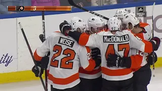 Ivan Provorov Goal - Philadelphia Flyers vs Buffalo Sabres (12/8/18)