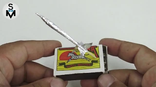 Mini Rockets from Matches and Aluminum foil