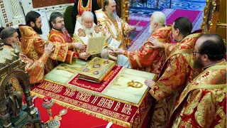 Хиротония архимандрита Вениамина Рудого во епископа Талгарского.