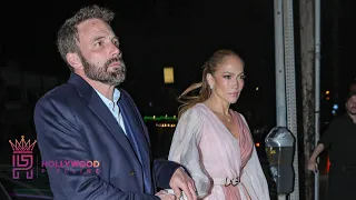 JLo & Ben Affleck have a romantic dinner on Valentine's Day