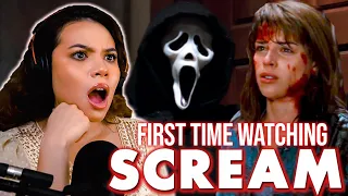 ACTRESS REACTS to SCREAM (1996) First Time Movie Reaction *Neve Campbell is a final girl ICON!*