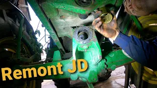 Serwis John Deere - Stuki w przednim moście + luz na tulejach osi