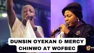 🔥- DUNSIN OYEKAN INVITES MERCY CHINWO ON STAGE DURING HIS MINISTRATION AT WOFBEC! POWERFUL MOMENT