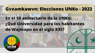 Gvxamkawvn - UNKo 50 aniversario: ¿Qué Universidad para los habitantes de Wajmapu en siglo XXI?